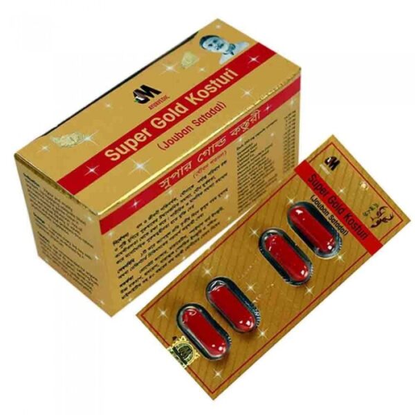 Super Gold Kosturi for Long Lasting Sexual Happiness সুপার গোল্ড কস্তুরী যৌবন শতদল - Image 2